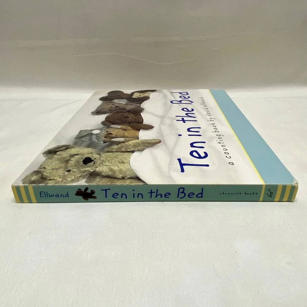 Ten In the Bed A Children's Counting Book by Ellwand, David Board Fast Free Ship